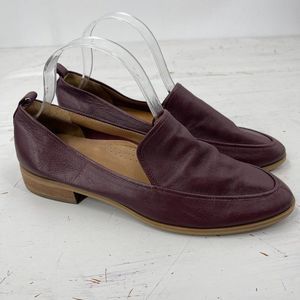 Susina Burgundy  Soft leather loafers Flats 9 W